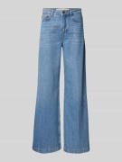 Goldgarn Wide Leg Jeans im 5-Pocket-Design Modell 'LUISENPARK' in Blau...