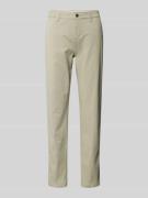 MAC Slim Fit Chino mit verkürztem Schnitt Modell 'TURN UP' in Khaki, G...