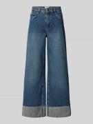MAC Wide Leg Jeans mit 5-Pocket-Design Modell 'Nevada' in Dunkelblau, ...