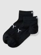 Puma Socken mit eingewebten Label-Details im 2er-Pack Modell 'Quarter'...