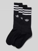 adidas Originals Socken mit Label-Print im 3er-Pack in Black, Größe 37...