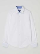 G.O.L. Slim Fit Hemd aus Baumwollmischung in Weiss, Größe 176