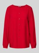 Street One Hemdbluse mit Knopfleiste in Rot, Größe 36