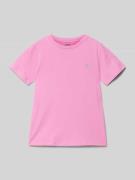 Polo Ralph Lauren Kids T-Shirt mit Logo-Stitching in Pink, Größe 104