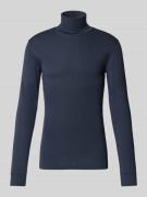 Marc O'Polo Shaped Fit Langarmshirt aus reiner Baumwolle mit Rollkrage...