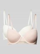 DORINA Bügel BH mit Stretchkomfort im 2er-Pack Modell 'LOUISE' in Offw...