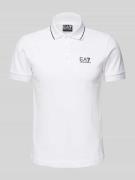 EA7 Emporio Armani Slim Fit Poloshirt mit Label-Print Modell 'TRAIN CO...