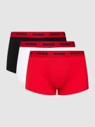 HUGO Trunks mit Logo-Bund in Rot, Größe L