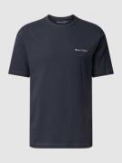 Marc O'Polo T-Shirt mit Logo-Stitching in Marine, Größe S