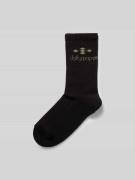 DAILY PAPER Socken mit Label-Print in Black, Größe 1