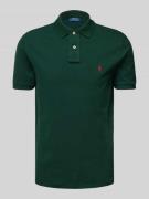 Polo Ralph Lauren Poloshirt mit Label-Stitching in Gruen, Größe S