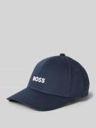 BOSS Basecap mit Label-Stitching Modell 'Zed' in Dunkelblau, Größe 1