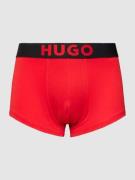 HUGO Trunks mit elastischem Logo-Bund in Rot, Größe L