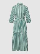 Weekend Max Mara Hemdblusenkleid aus Baumwolle mit Streifenmuster Mode...