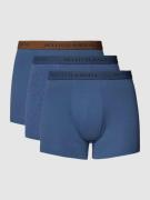 Scotch & Soda Trunks mit elastischem Logo-Bund im 3er-Pack in Blau, Gr...