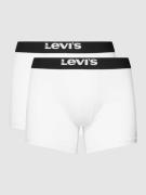 Levi's® Trunks mit Label-Detail Modell 'SOLID BASIC' in Weiss, Größe M