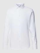 SEIDENSTICKER Slim Fit Businesshemd aus Feintwill in Weiss, Größe 40