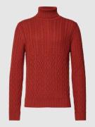 JOOP! Collection Rollkragenpullover mit Zopfmuster Modell 'Carlon' in ...