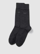 BOSS Socken aus Woll-Baumwoll-Mix im 2er-Pack in Anthrazit, Größe 39-4...