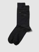 BOSS Socken aus Baumwoll-Mix im 2er-Pack in Anthrazit, Größe 39-42