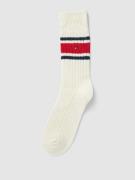 Tommy Hilfiger Socken mit Label-Stitching in Weiss, Größe 39-42