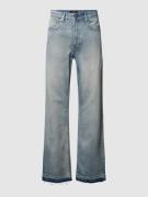 EIGHTYFIVE Relaxed Fit Jeans mit Knopf- und Reißverschluss in Jeansbla...