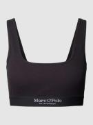 Marc O'Polo Bralette mit Label-Bund in Black, Größe L