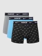 Nike Trunks mit elastischem Logo-Bund in Hellblau, Größe L