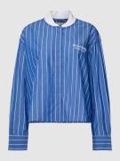 Tommy Hilfiger Bluse mit Streifenmuster Modell 'BASEBALL' in Blau, Grö...