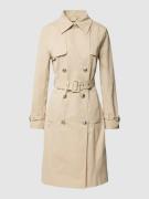 Guess Trenchcoat aus Viskose-Elasthan-Mix in Sand, Größe XS