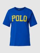 Polo Ralph Lauren T-Shirt mit Label-Print in Blau, Größe S