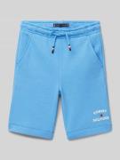 Tommy Hilfiger Kids Bermudas mit Label-Print Modell 'LOGO' in Bleu, Gr...