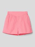 Tommy Hilfiger Teens Bermudas mit Strukturmuster in Pink, Größe 164