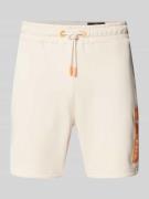 Alpha Industries Regular Fit Sweatshorts mit Label-Print in Weiss, Grö...