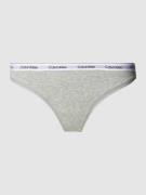 Calvin Klein Underwear String in unifarbenem Design in Hellgrau, Größe...