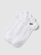 Lacoste Socken mit Logo-Stitching im 3er-Pack in Weiss, Größe 39-42