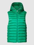 Tommy Hilfiger Steppweste mit Reißverschlusstaschen in Gruen, Größe XS