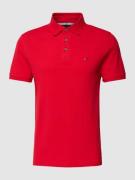 Tommy Hilfiger Slim Fit Poloshirt Modell '1985' in Rot, Größe L