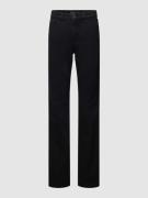 Marc Cain Regular Fit Jeans mit ausgestelltem Bein in Black, Größe 34