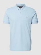 Christian Berg Men Poloshirt im unifarbenen Design in Bleu, Größe 3XL