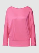 Tom Tailor Longsleeve aus Lyocell in unifarbenem Design in Pink, Größe...