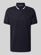 Christian Berg Men Regular Fit Poloshirt mit Logo-Print in Marine, Grö...