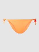 Guess Bikini-Hose mit Strasssteinbesatz in Neon Orange, Größe M