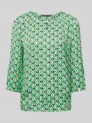 Betty Barclay Bluse mit Allover-Print in Gruen, Größe 36