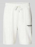 Jack & Jones Sweatshorts mit Tunnelzug Modell 'ESTERBRO' in Offwhite M...