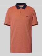 Gant Slim Fit Poloshirt mit Label-Stitching in Orange, Größe M