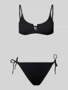 Shiwi Bikini-Set mit Schleifen-Details Modell 'Leah' in Black, Größe 4...