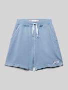 Levi’s® Kids Sweatshorts mit Logo-Stitching in Rauchblau, Größe 152