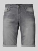 MAC Slim Fit Jeansbermudas im 5-Pocket-Design Modell 'Jogn' in Hellgra...