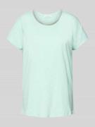 Christian Berg Woman T-Shirt mit Ziersteinbesatz in Mint, Größe 40